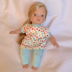 2017 Geoffrey Journey Girls Toys R Us 13 inch Doll / Long Blonde Hair Blue Eyes